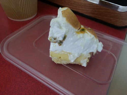 Passion fruit meringue pie